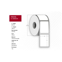 Capture Label 102x38mm CA-3006319 - Premium Quality, Easy Application